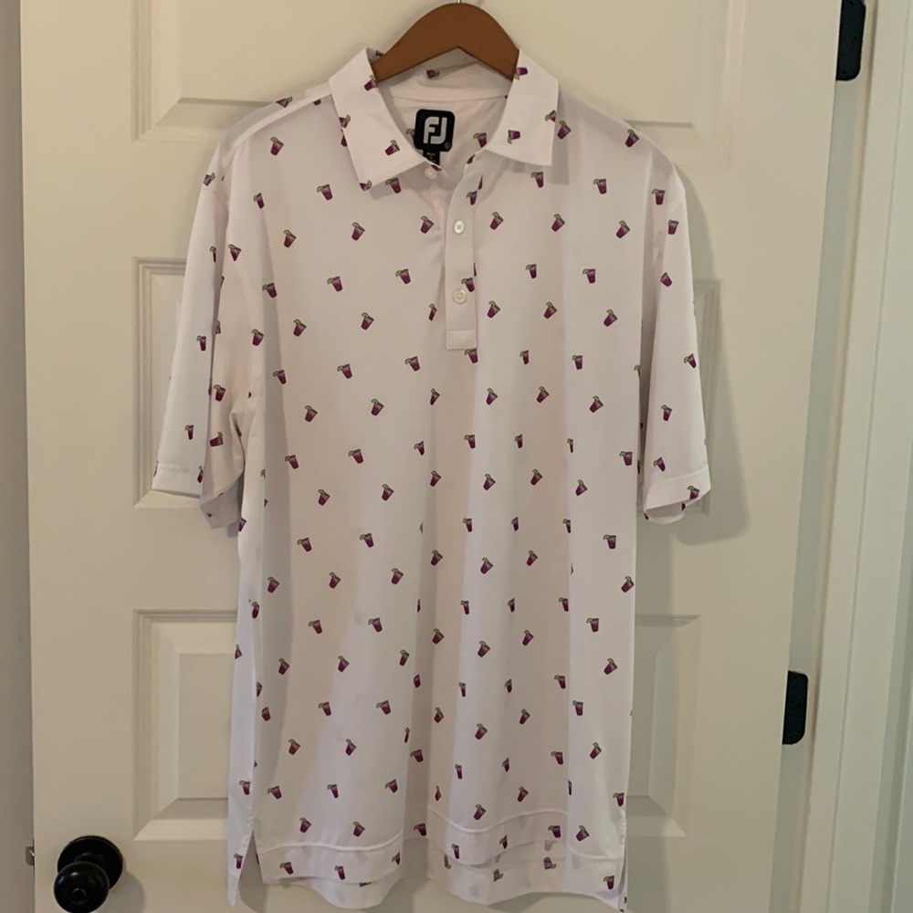 Foot Joy Golf Shirt Transfusion Print L